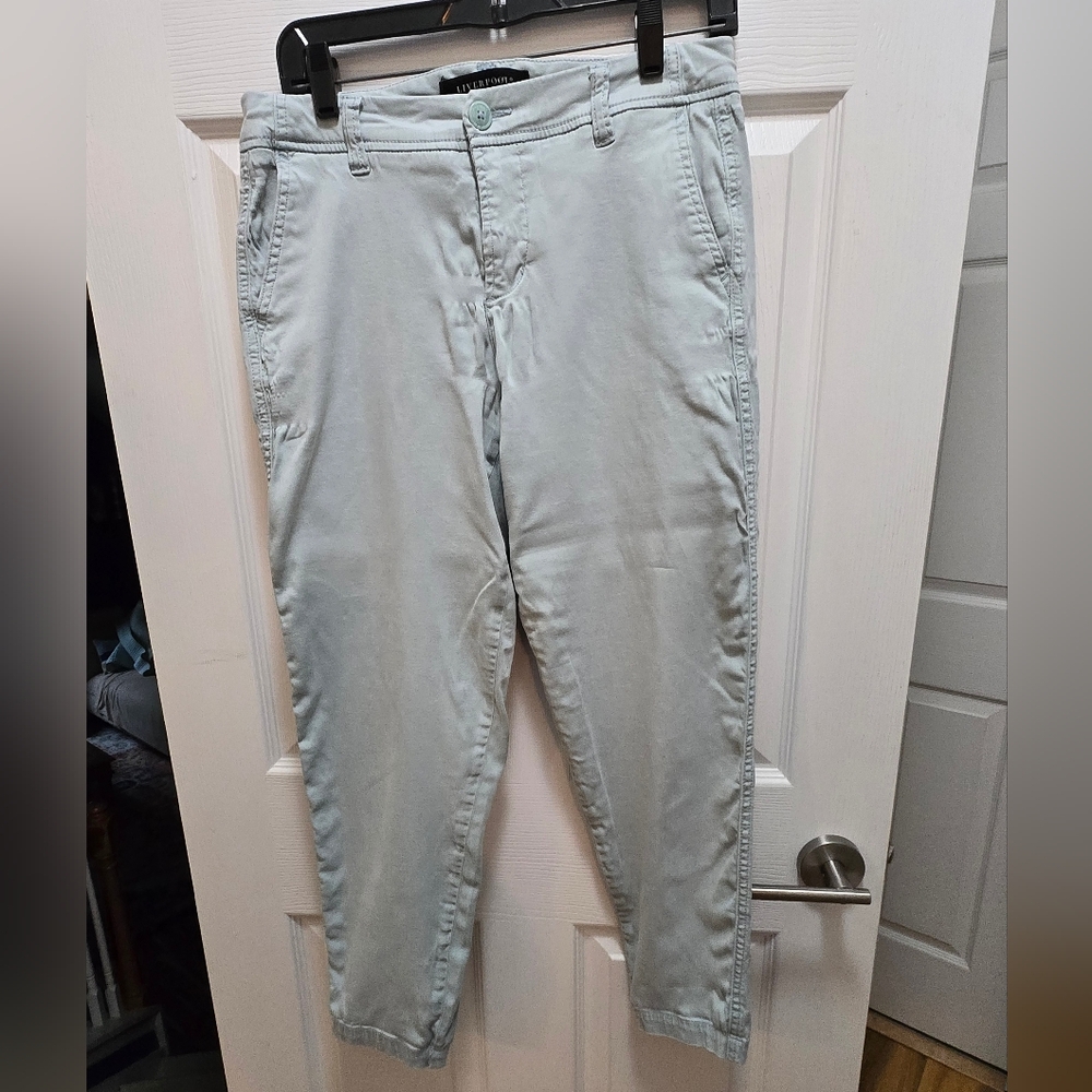 Liverpool Light Blue Ryder Trouser Size 8 - Picture 9 of 13